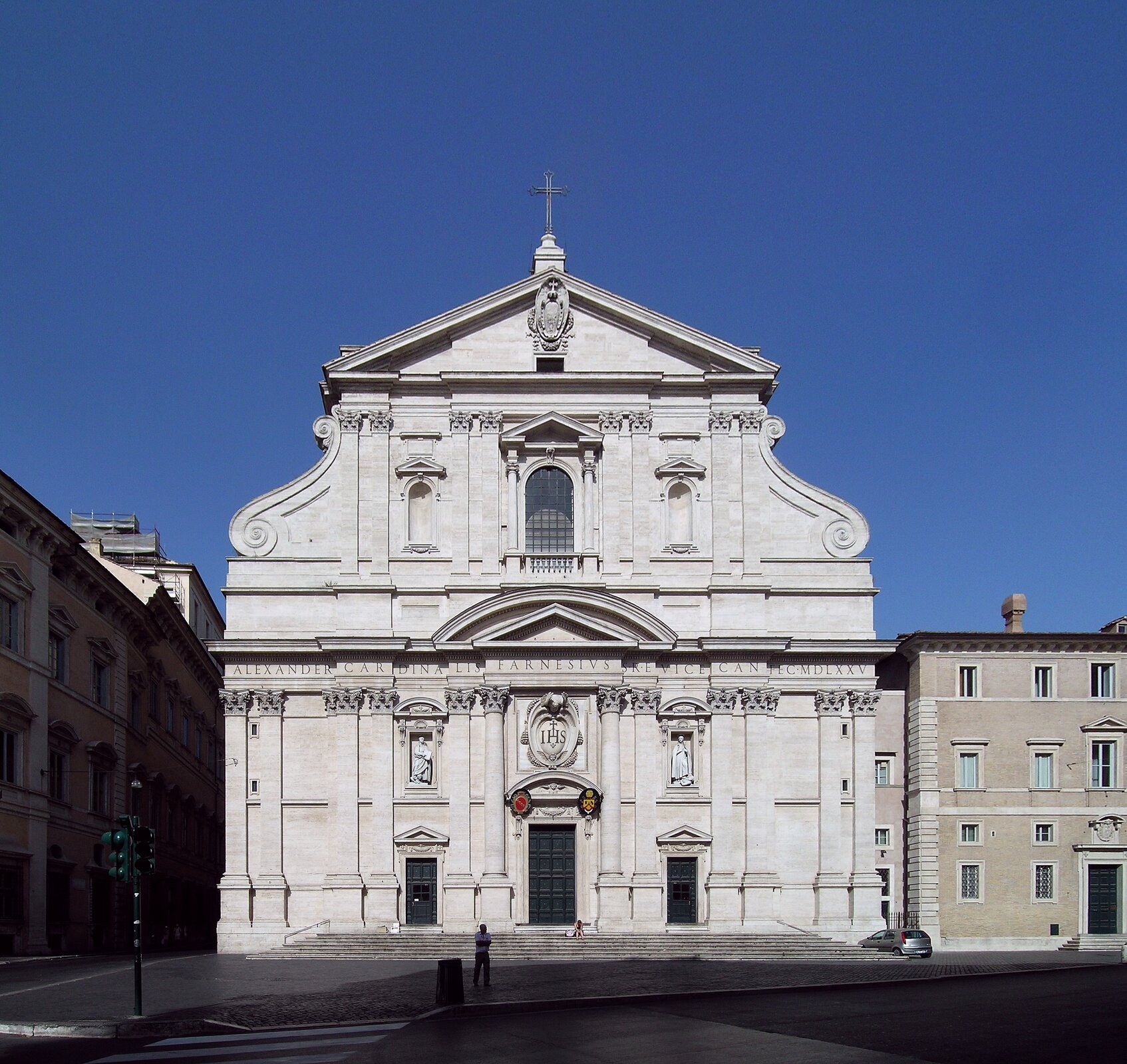 Fasada główna rzymskiego kościoła jezuitów Il Gesu Fasada główna rzymskiego kościoła jezuitów Il Gesu Źródło: Alessio Damato, Wikimedia Commons, licencja: CC BY-SA 3.0.