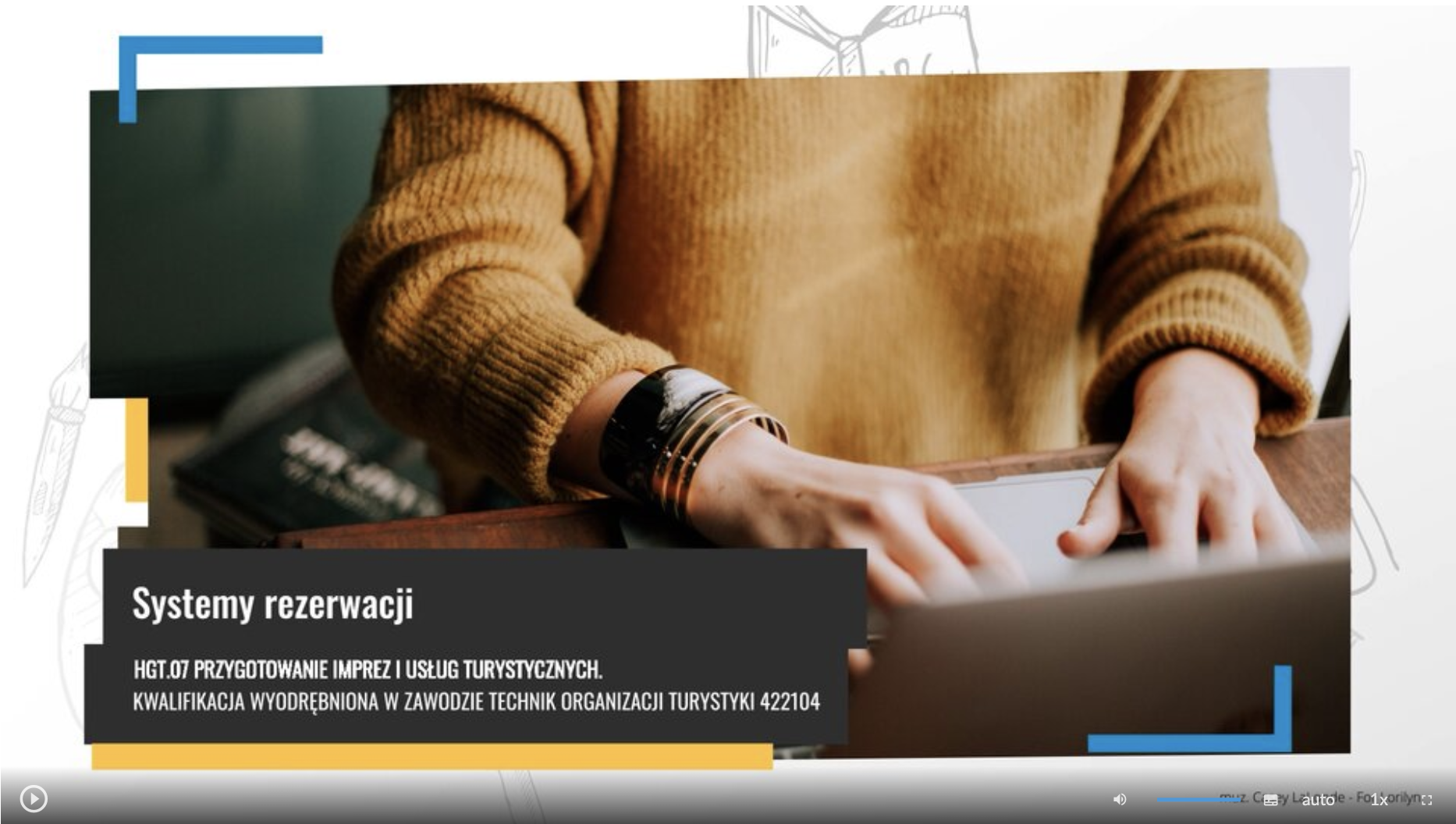 Ekran startowy filmu instruktażowego