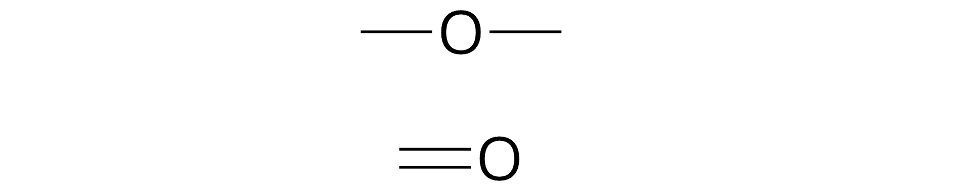 Atomy tlenu mogą tworzyć z innymi atomami w cząsteczkach wiązania pojedyncze lub podwójne.
