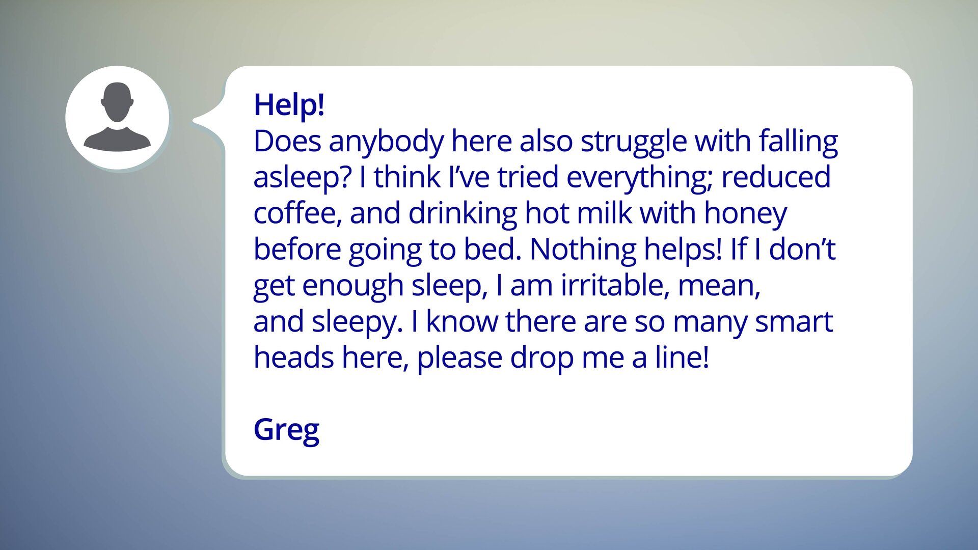 Nie mogę zasnąć…