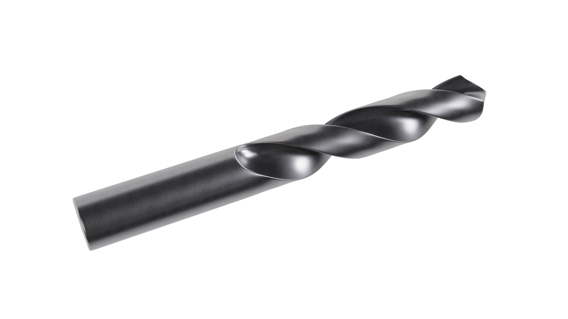 Opis alternatywny dotyczy wiertła do metalu. Wiertło zakończone spiralną.