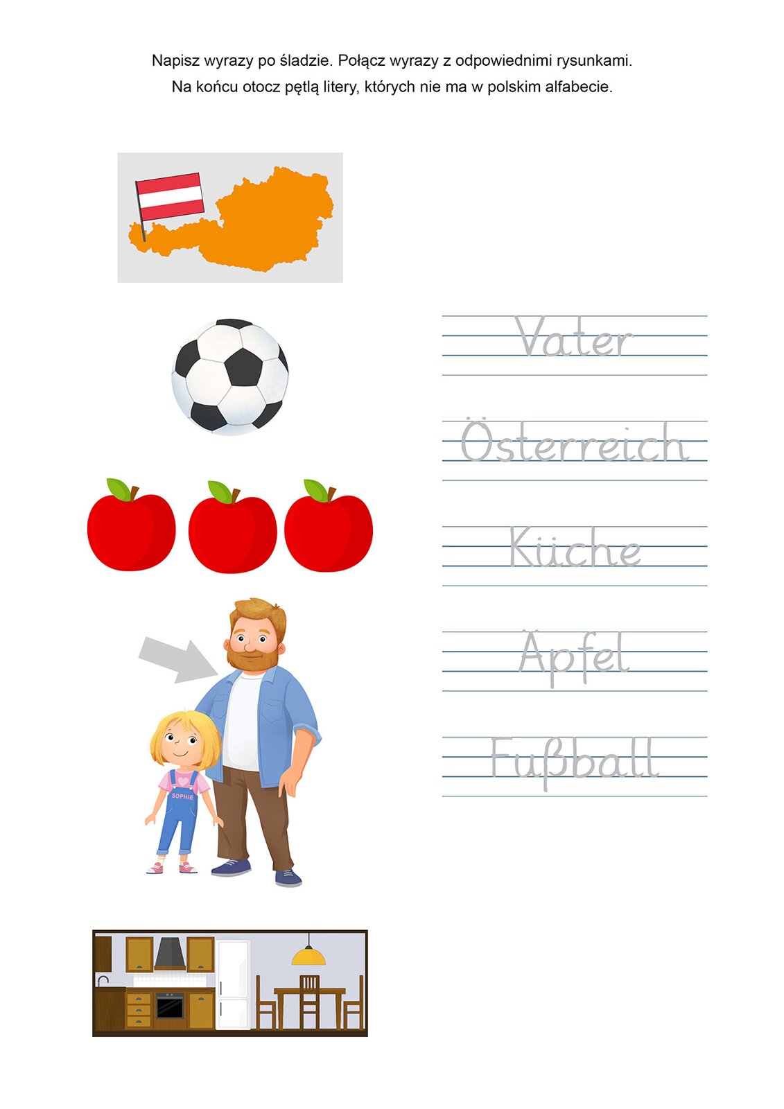 Ilustracja przedstawia kartę pracy do wydruku.