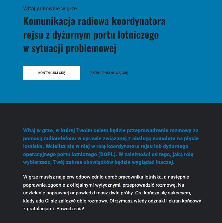 Przykładowy ekran gry