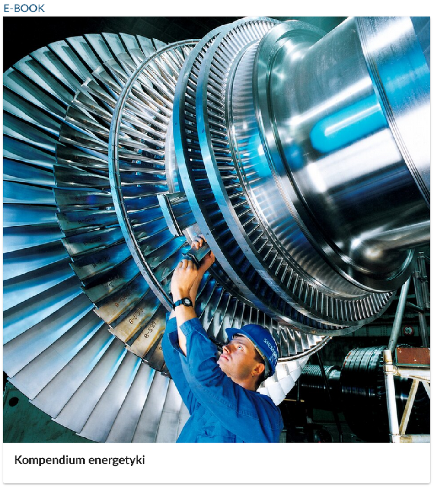 Grafika przedstawia ikonę ebooka. Na górze znajduje się ilustracja przedstawiająca mężczyznę w ubraniu roboczym naprawiającego maszynę. Poniżej widoczny jest tytuł ebooka.