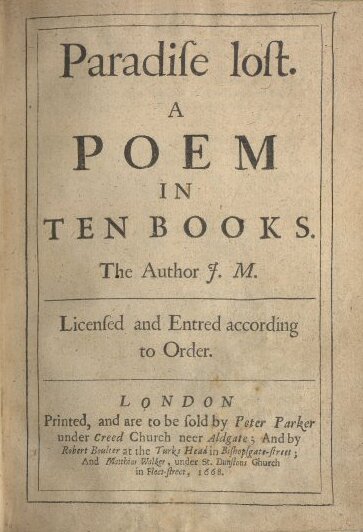 Ilustracja przedstawia stronę tytułową książki, której tytuł jest w języku angielskim. Rok wydania: 1668.