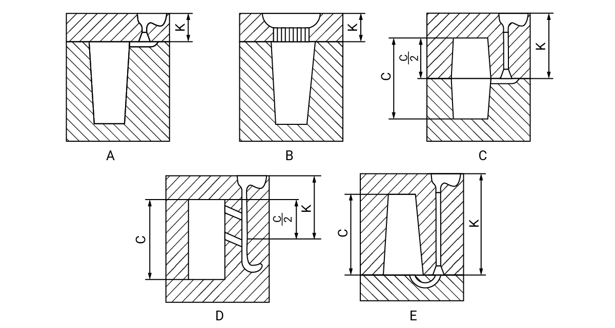 Rysunek dziewiąty. Na ilustracji przedstawionych jest pięć rodzajów układów wlewowych. 
Pierwszy jest układ wlewowy górny, która ukazuję prostokątna skrzynkę formierską. W dolnej skrzynce umieszczony jest sam model odlewu w kształcie trapezu równoramiennego, natomiast w górnej, po prawej stronie od modelu znajduję układ wlewowy. 
Następnym układem jest układ wlewowy deszczowy. Ten układ również przedstawia prostokątną skrzynkę formierską, podzieloną na górna i dolną połowie. W dolnej połowie znajduję się model w kształcie trapezu, natomiast w górnej połowie znajduję się zbiornik wlewowy w kształcie ściętego owalu. Z zbiornika wlewowego wydostają się prostokątne wlewy główne. 
Trzecim z kolei rodzajem układu wlewowego jest układ wlewowy boczny. W prostokątnej skrzynce formierskiej, podzielonej na górną i dolną połowę znajduję się model w kształcie dwóch trapezów. W górnej skrzynce znajduję się jeden z trapezów oraz po prawej stronie układ wlewowy. W dolanej natomiast znajduje się sam trapez. 
Czwartym rodzajem układu wlewowego jest układ wielopoziomowy (kaskadowy).  Przedstawia on skrzynkę w której znajduję się prostokątny model. Układ wlewowy znajduję się po prawej stronie, a wlew główny ma kształt prostej rurki na końcu z wygiętym końcem. Od wlewu głównego do modelu odchodzą dwa elementy w kształcie prostokąta pochylone pod kątem ku górze.  
Ostatnim rodzajem układu jest układ syfonowy. Przedstawia skrzynkę podzieloną na dolną oraz górną. W górnej skrzynce znajduje się model w kształcie trapezu oraz po prawej stronie prosty układ wlewowy. W dolnej skrzynce znajduje się reszta układu wlewowego zakręcona między modelem a częścią układu. Na rysunkach są znaczone wysokości układu wlewowego. 