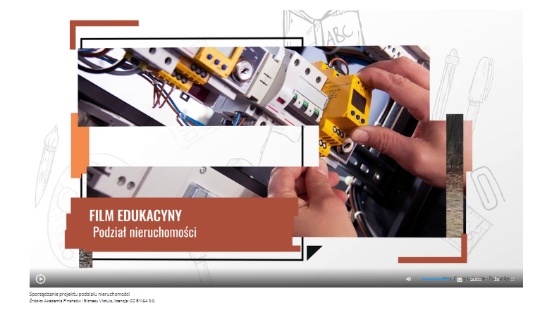 Przykładowy widok ekranu początkowego filmu