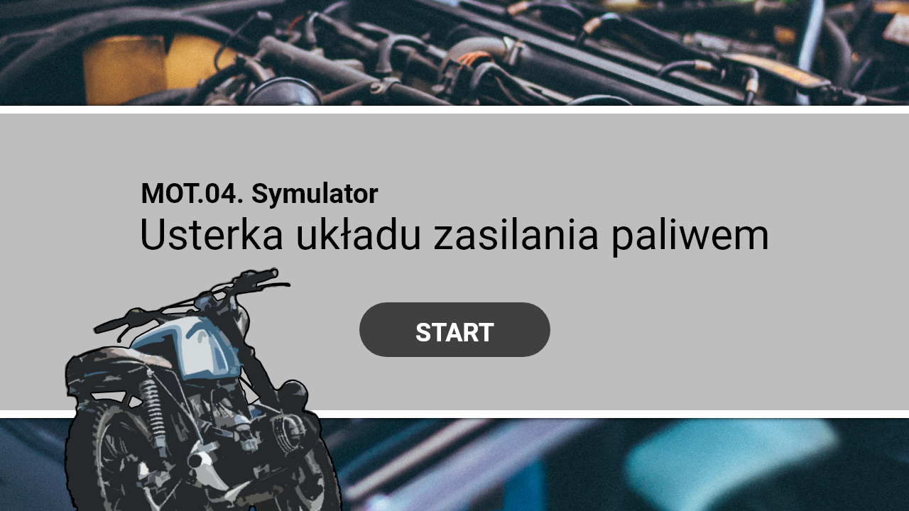 Ekran początkowy symulatora