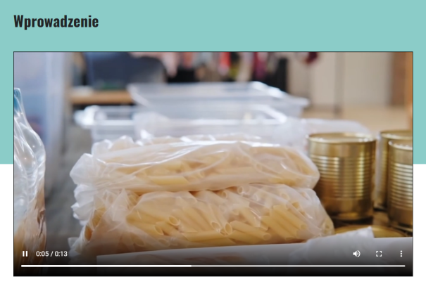 Widok ekranu interaktywnego narzędzia typu scenario‑based learning