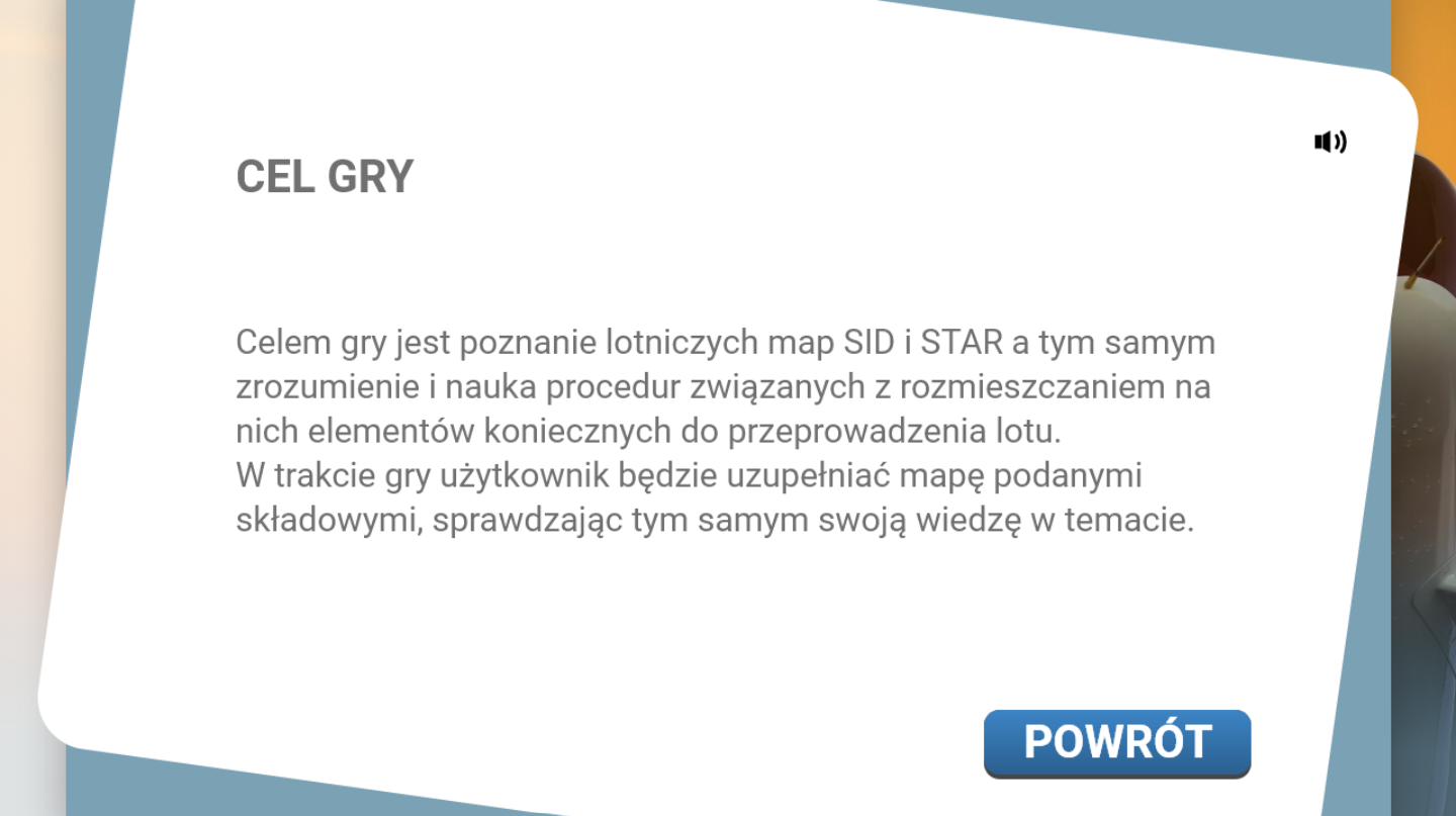 Przykładowy ekran w grze