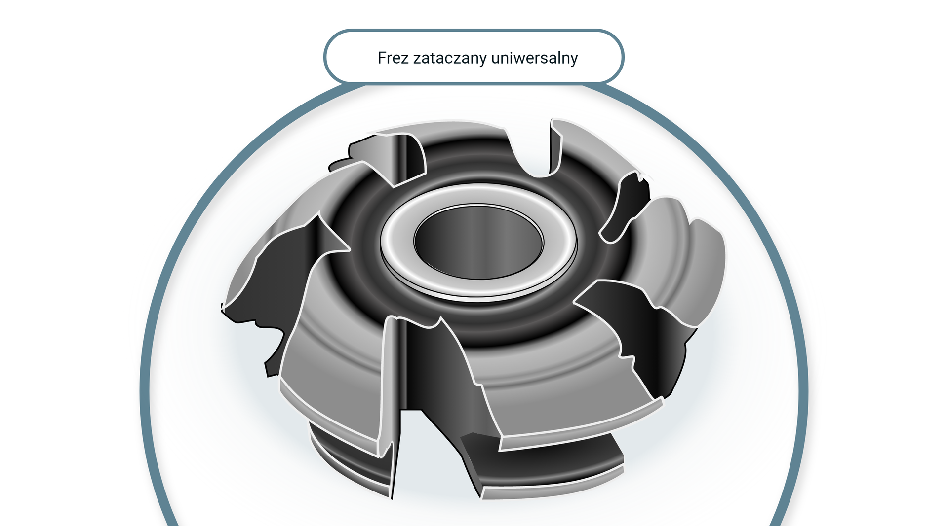 Frez zataczany uniwersalny