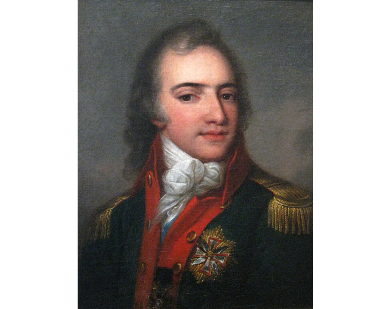 Obraz przedstawiający portret księcia Józefa Poniatowskiego.