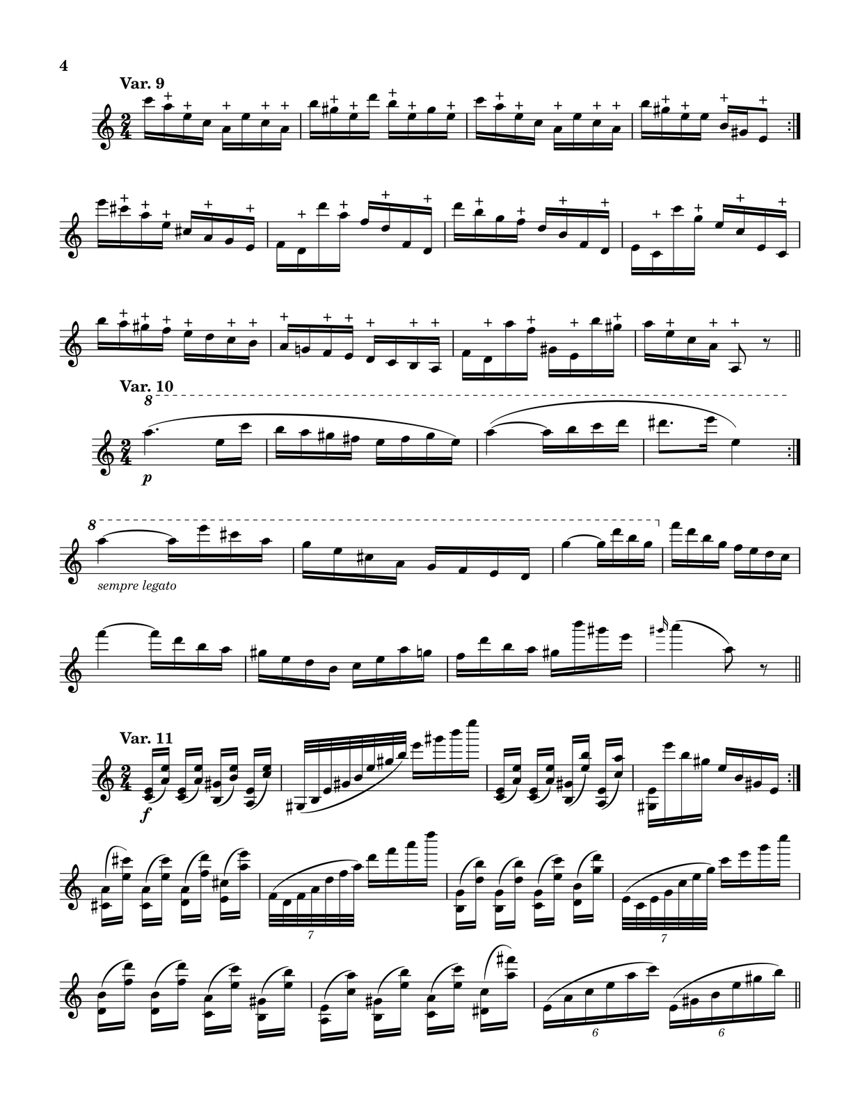 Ilustracja przedstawia stronę partytury utworu.