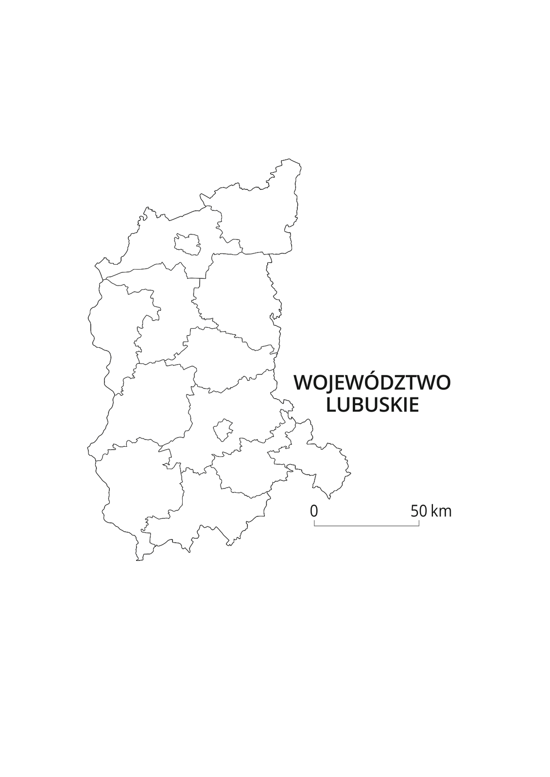 Mapy konturowe województw