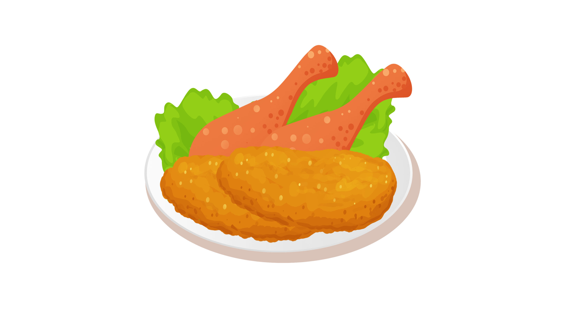 Ilustracja przedstawia pieczonego kurczaka.