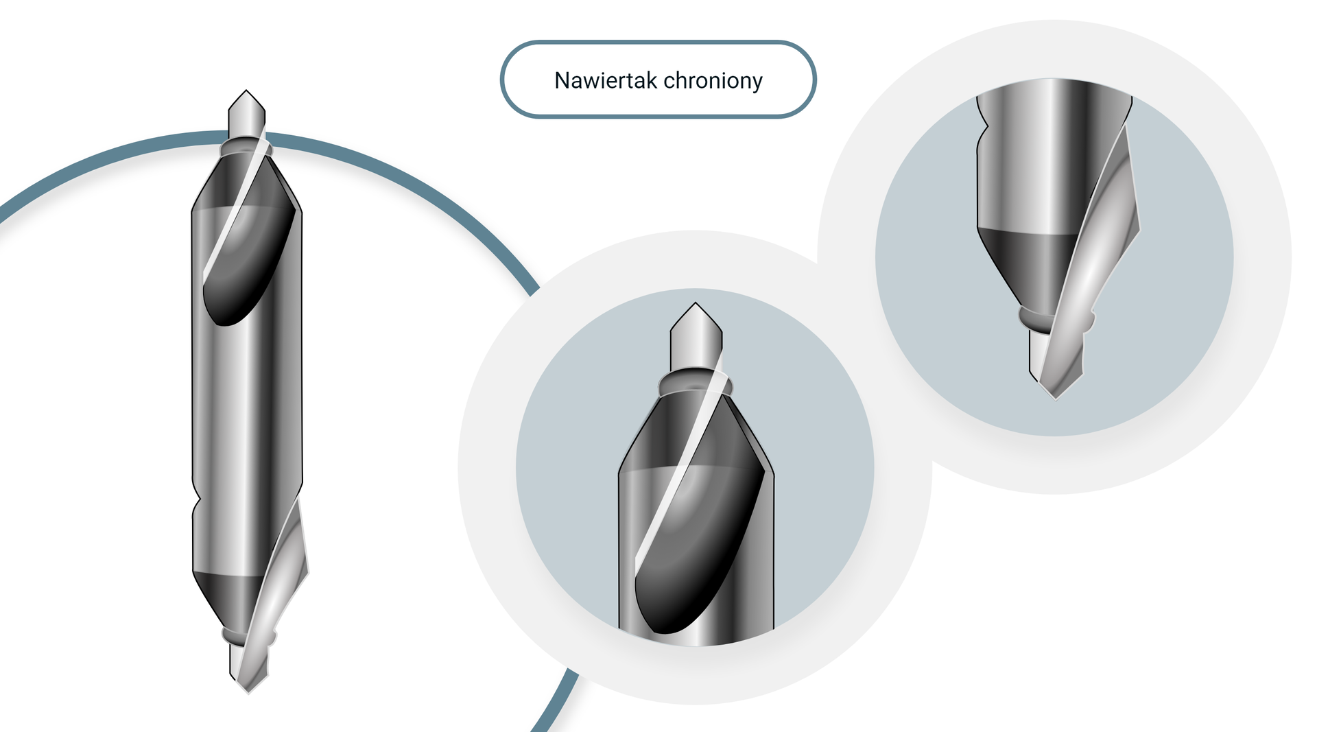 Opis alternatywny dotyczy nawiertaka chronionego.