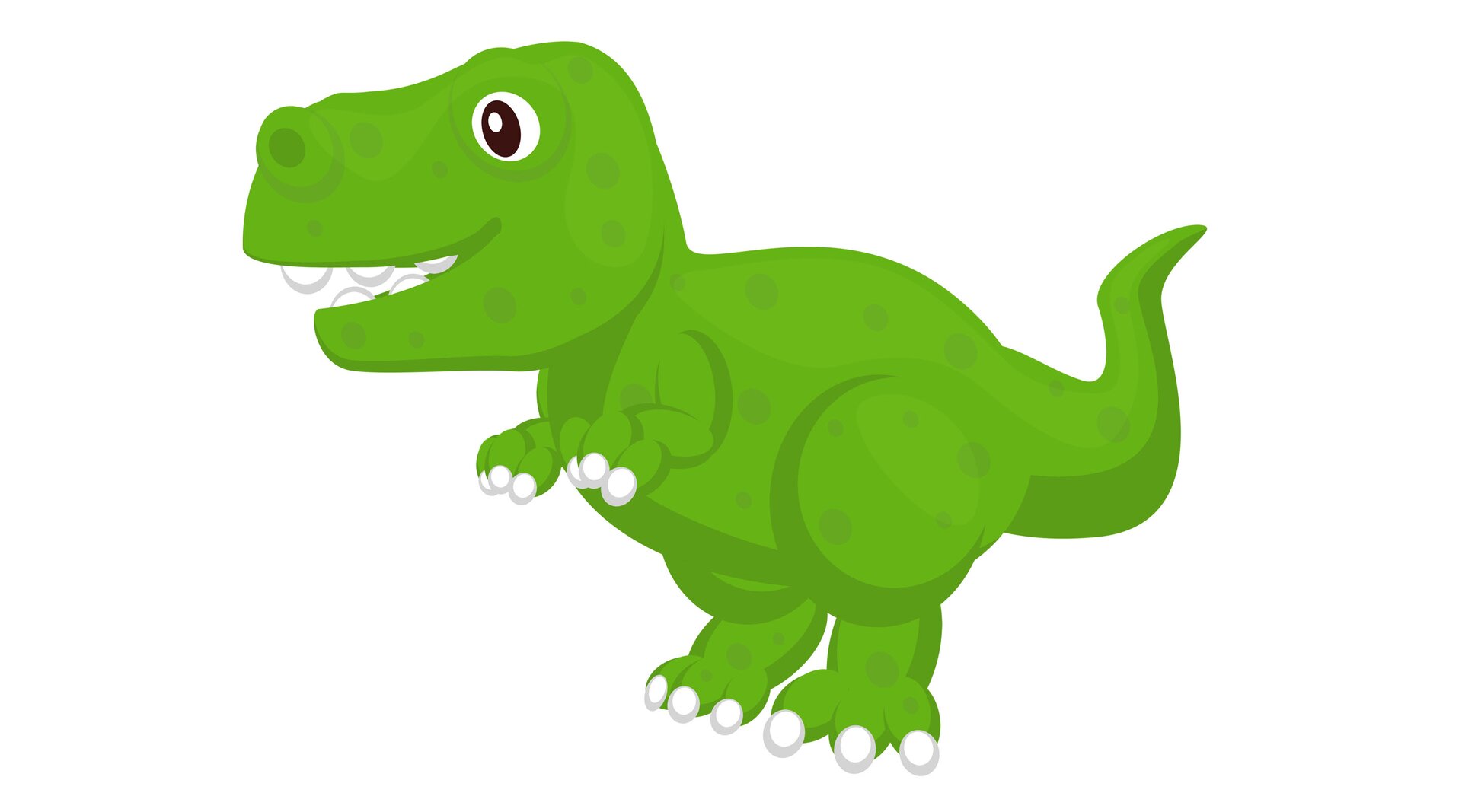 Ilustracja przedstawia plastikowego dinozaura.