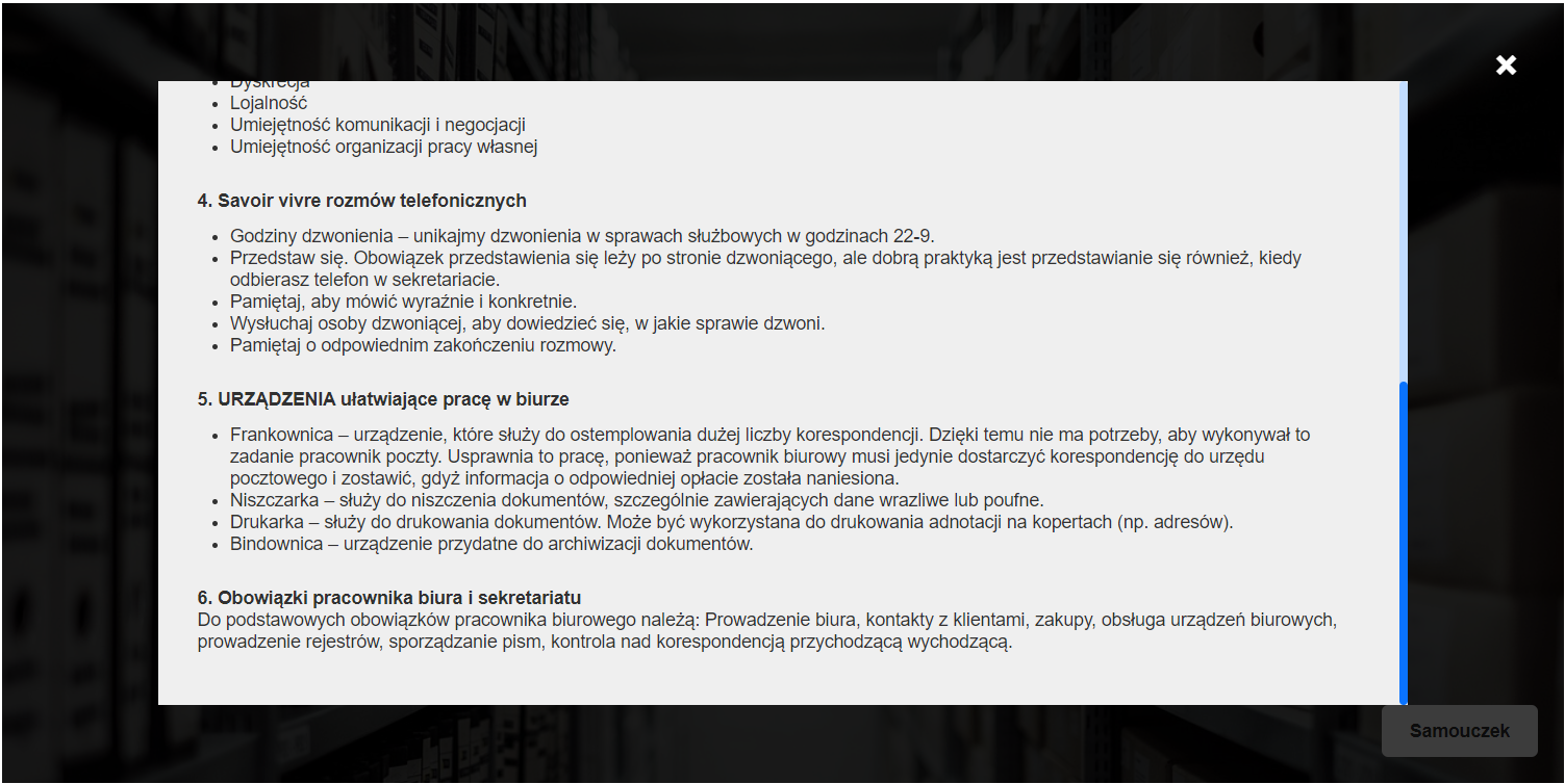 Widok ekranu gry wcielanie się w rolę