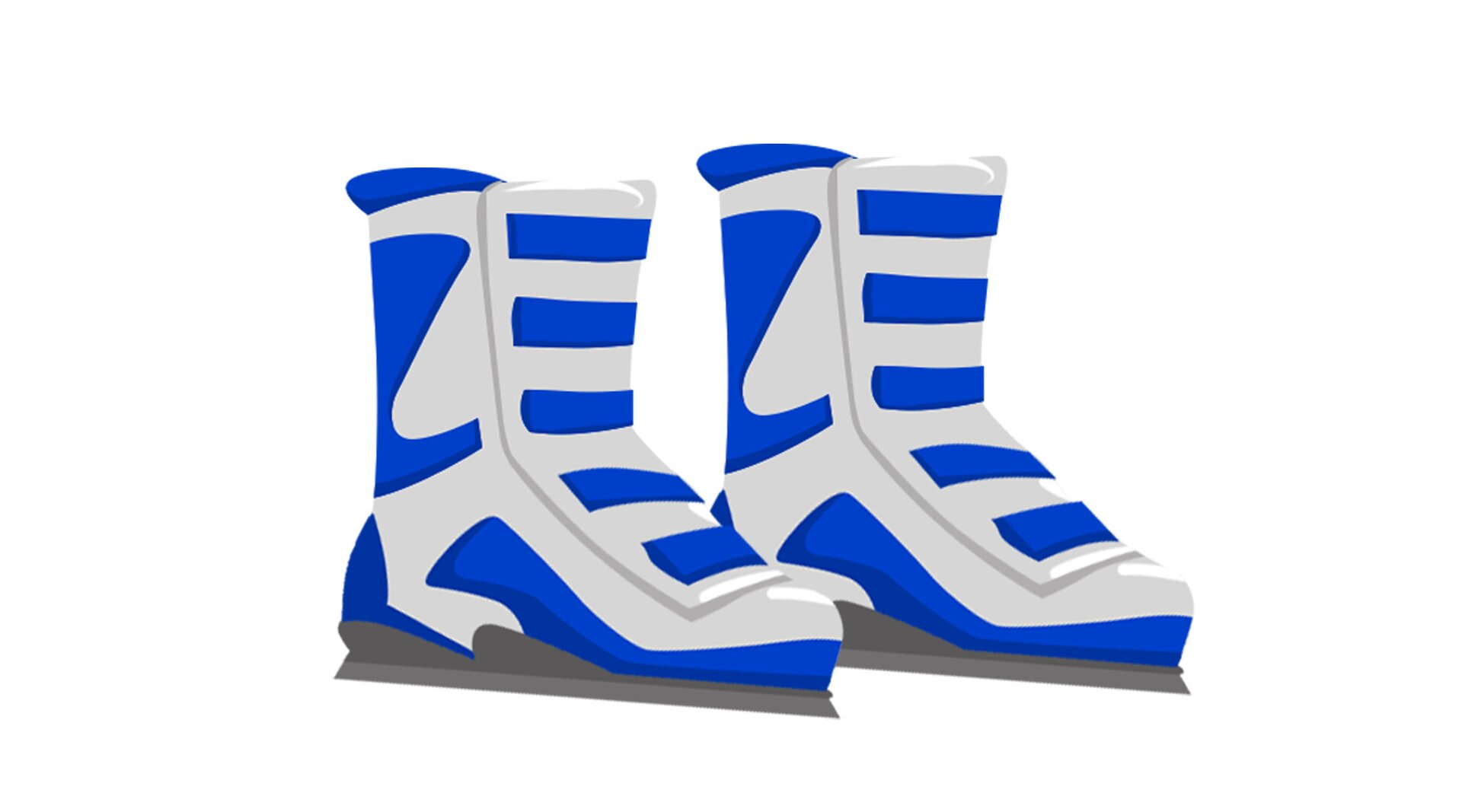 Na ilustracji znajdują się buty narciarskie.
