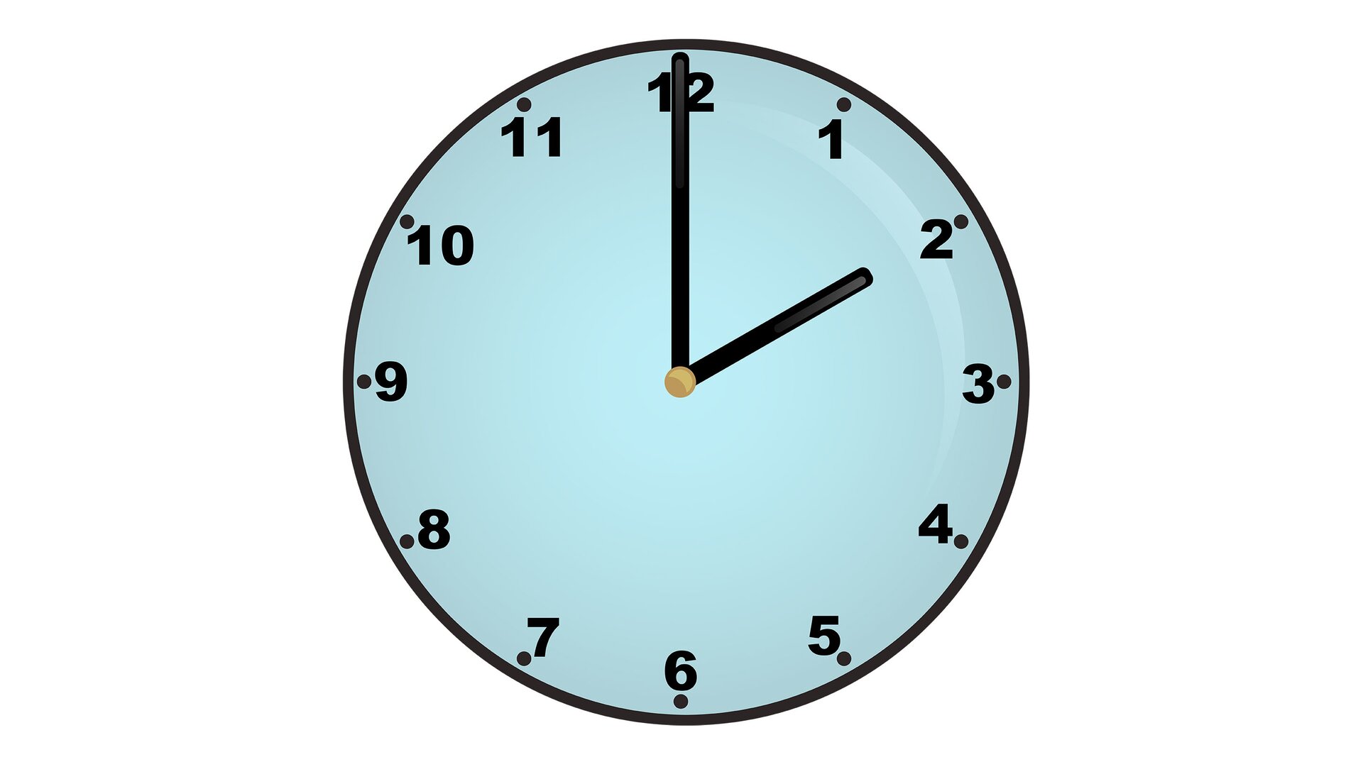Na ilustracji znajduje się zegarek wskazujący godzinę drugą.