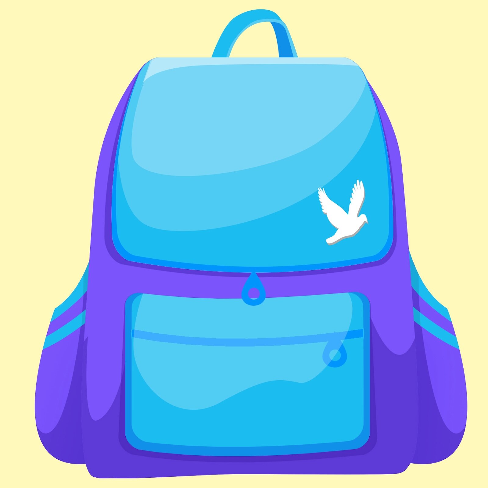 Ilustracja przedstawia tornister.