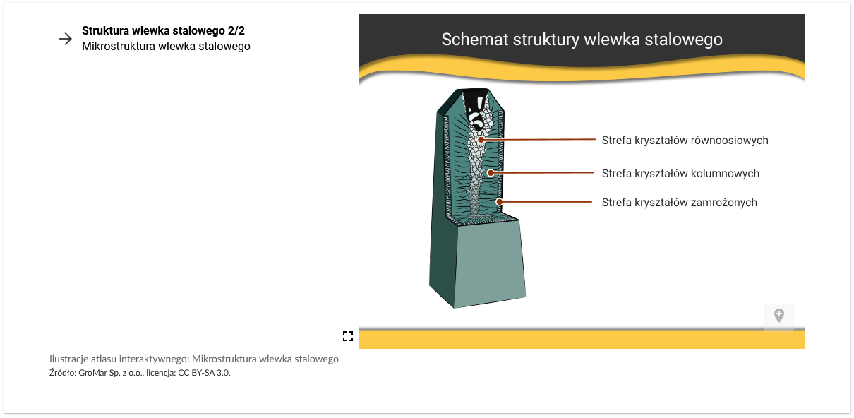  Przykładowy widok mapy warstwowej