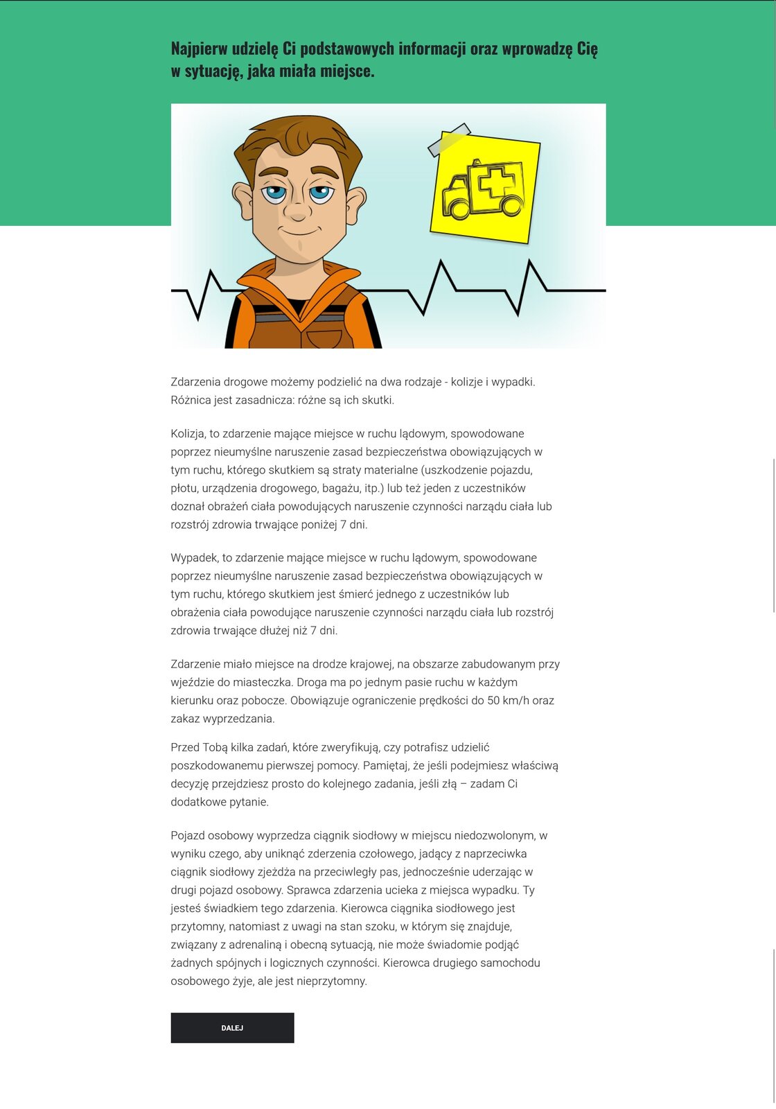 Treści wprowadzające do misji