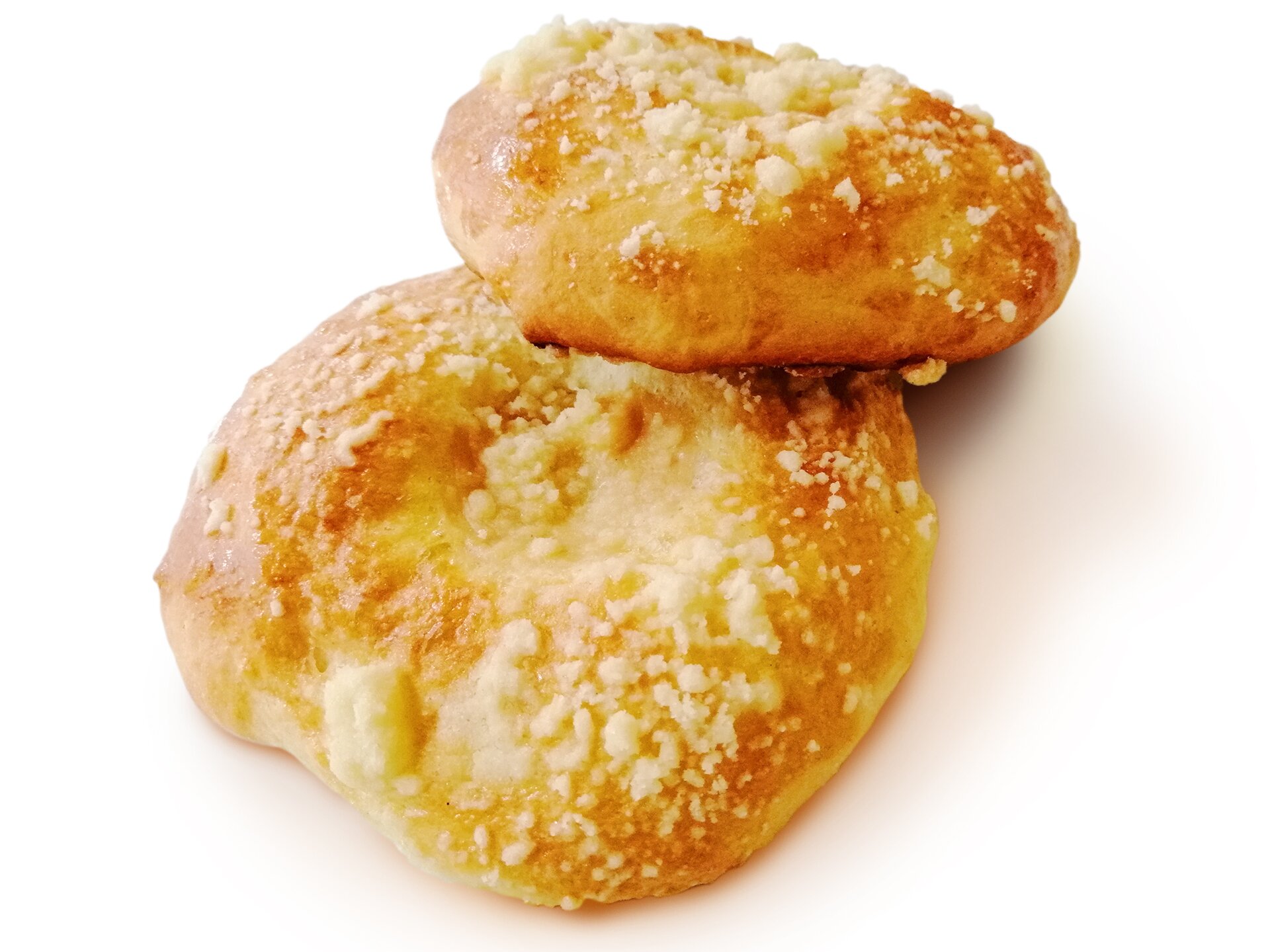 Bułki zapadnięte, płaskie