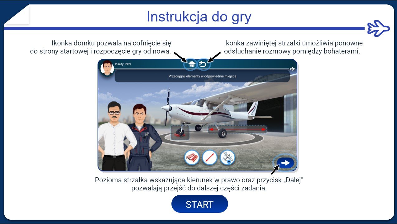 Przykładowy ekran gry