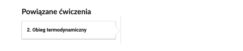 Widok przykładowego przycisku ćwiczeń powiązanych z danym multimedium. Składają się one z prostokątnych paneli umieszczonych jeden pod drugim. Każdy panel posiada numer oraz tytuł, który nawiązuje do zawartego w nim zadania.