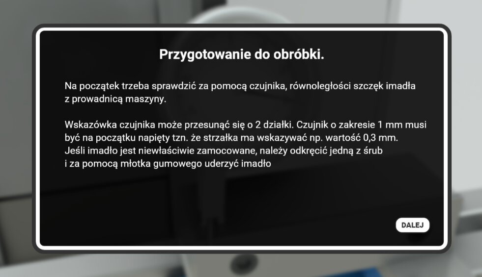 Przykładowy ekran symulacji