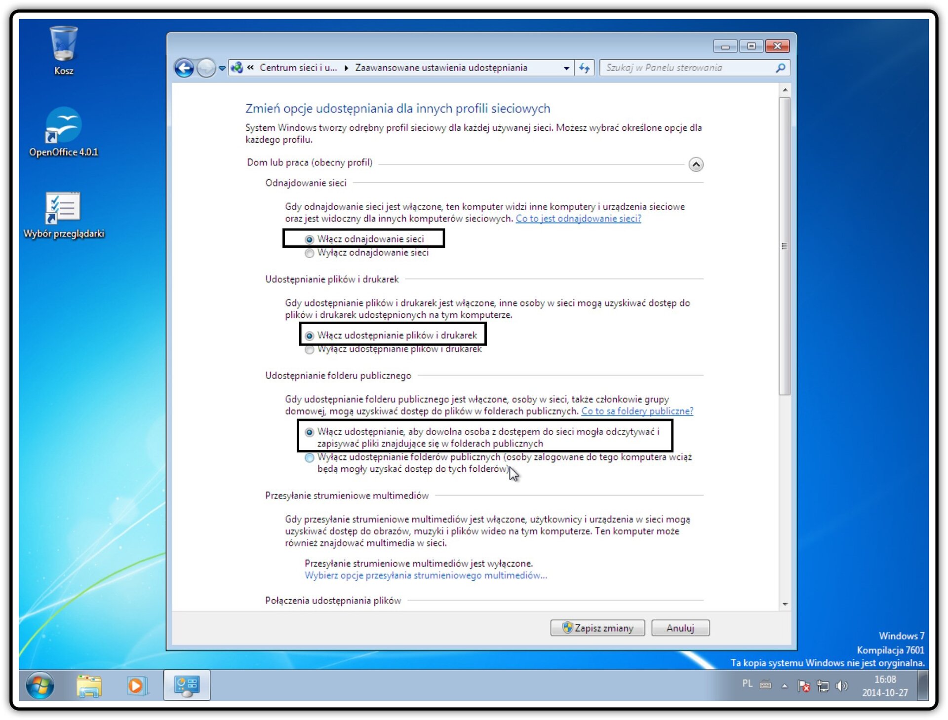 Ilustracja przedstawiająca: Krok 5 konfigurowania ustawień udostępniania w systemie Windows
