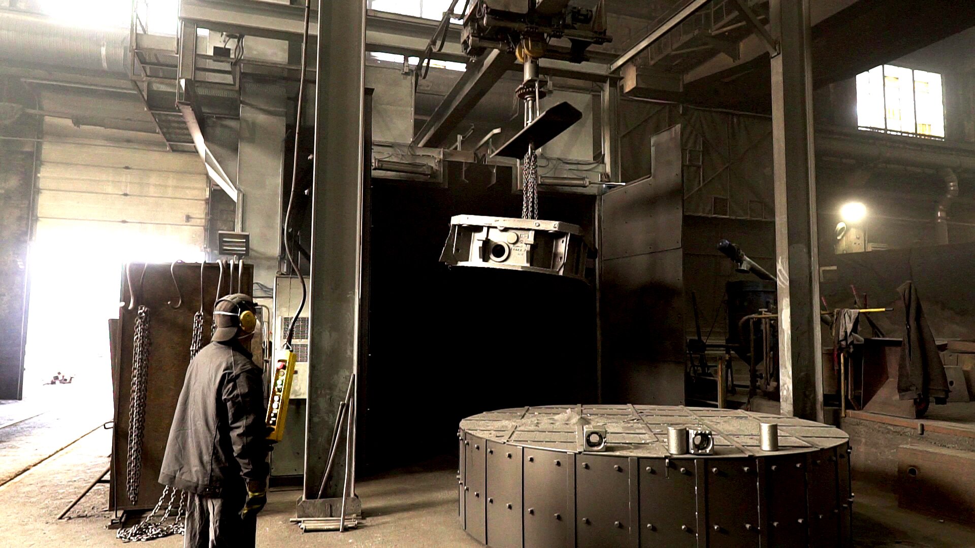 Oczyszczarka wirnikowo - komorowa