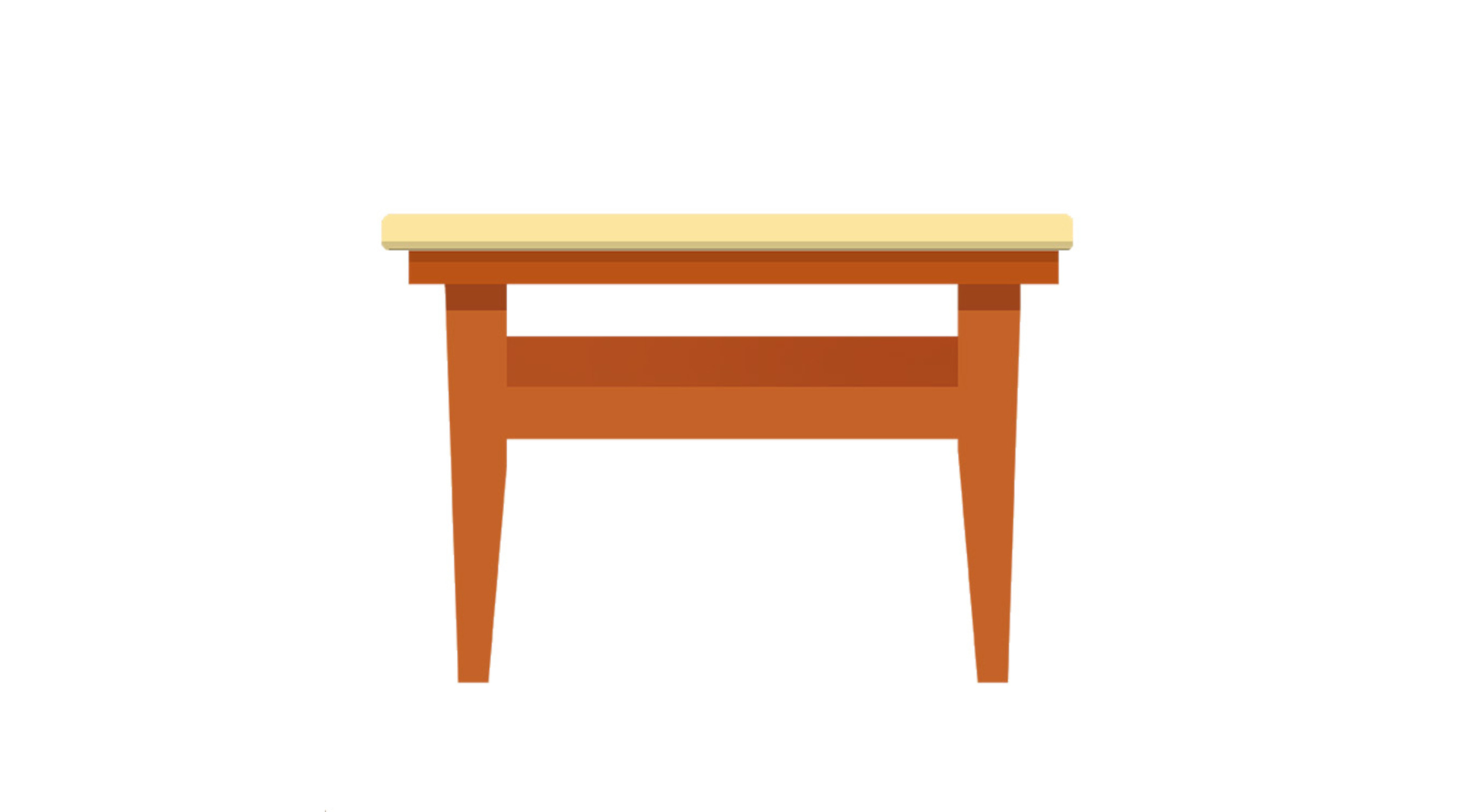 Ilustracja przedstawia stół.