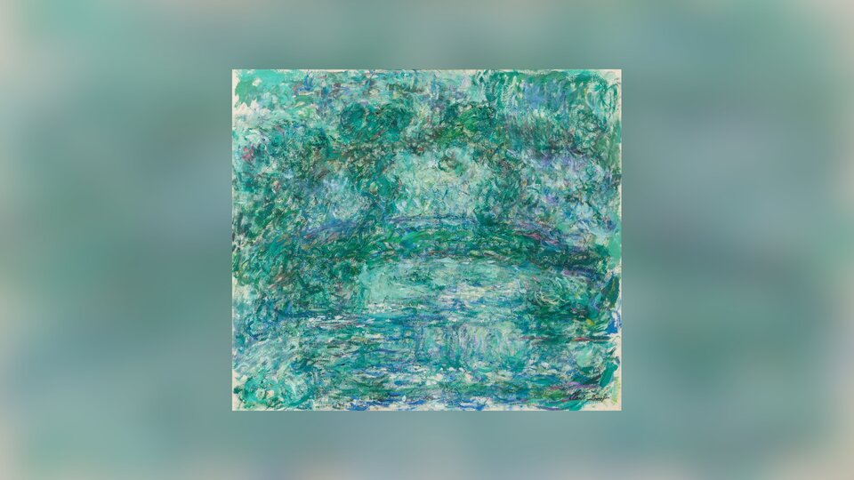 Obraz przedstawia wielokolorową abstrakcję. 