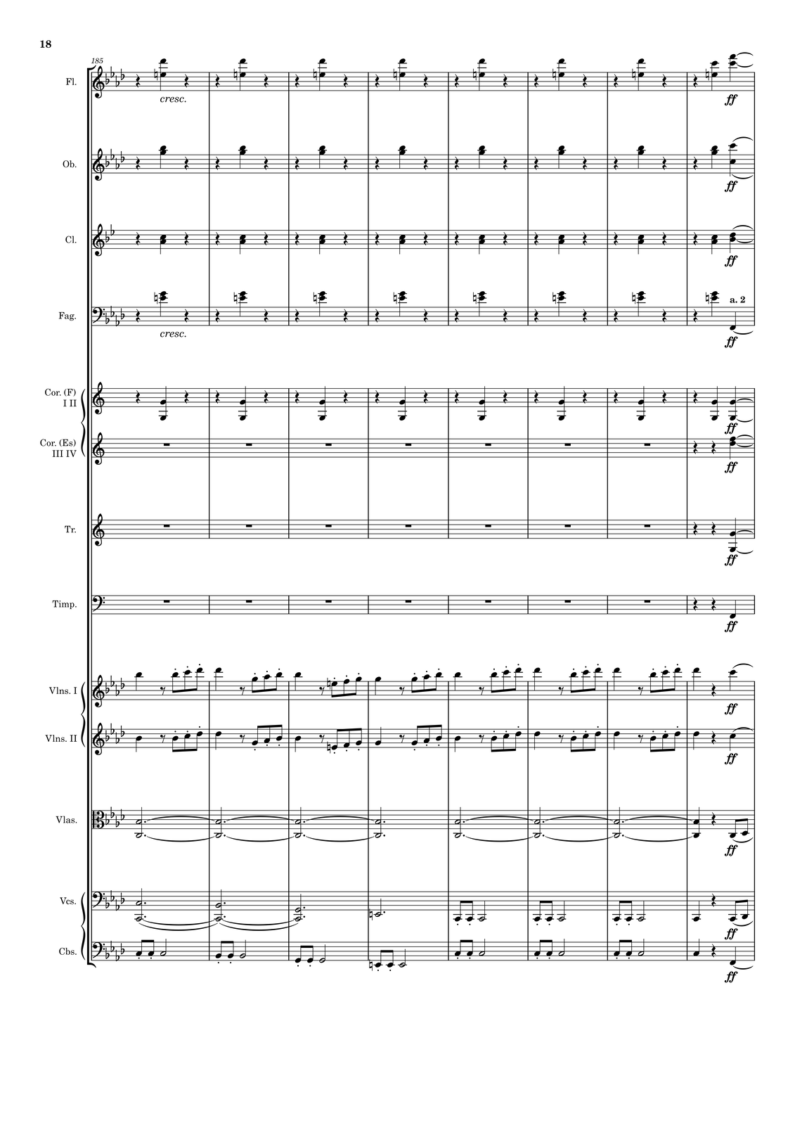 Ilustracja przedstawia stronę partytury utworu.