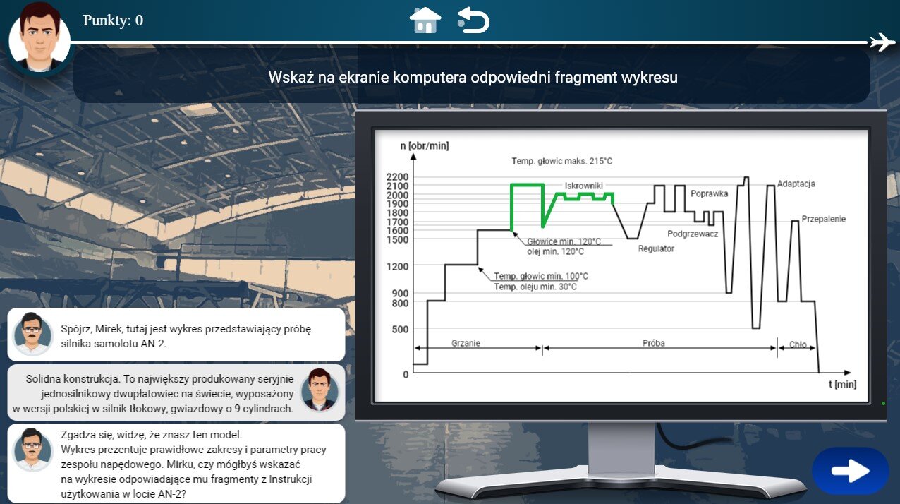 Przykładowy ekran gry