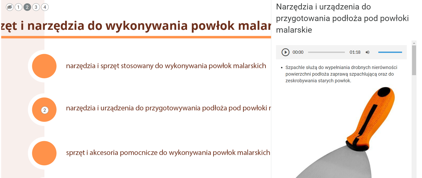 Przykładowy opis w grafice interaktywnej