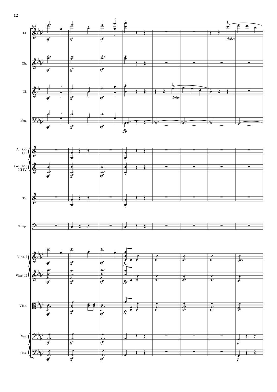 Ilustracja przedstawia stronę partytury utworu.