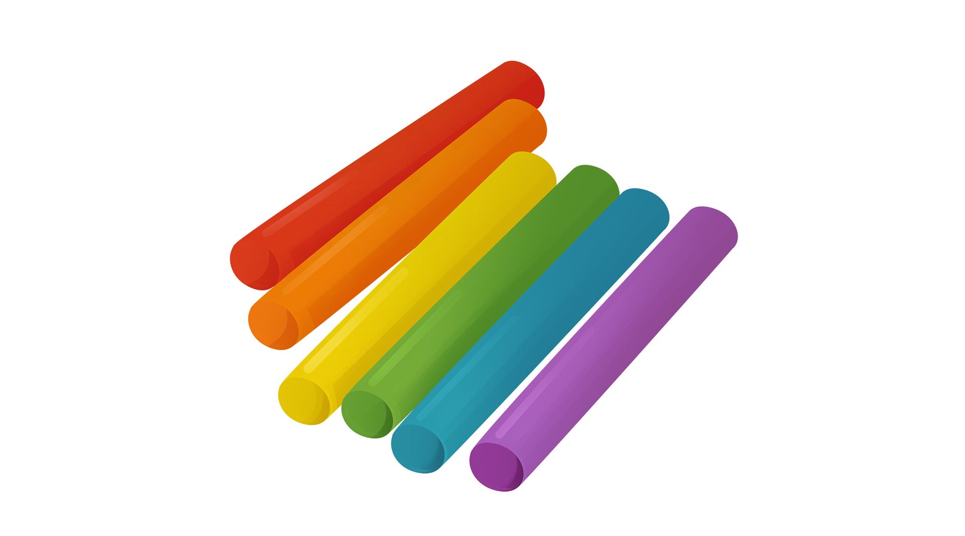 Ilustracja przedstawia kolorową plastelinę.