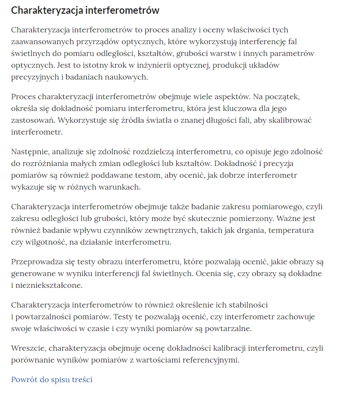 Przykładowa treść w atlasie interaktywnym