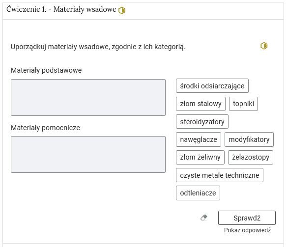 Przykładowy wygląd zadania
