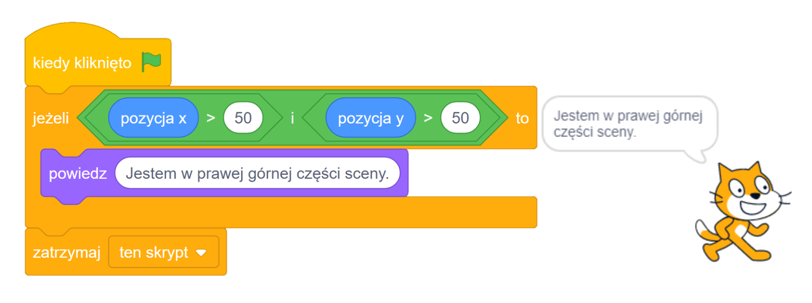 Skrypt realizujący instrukcję warunkową