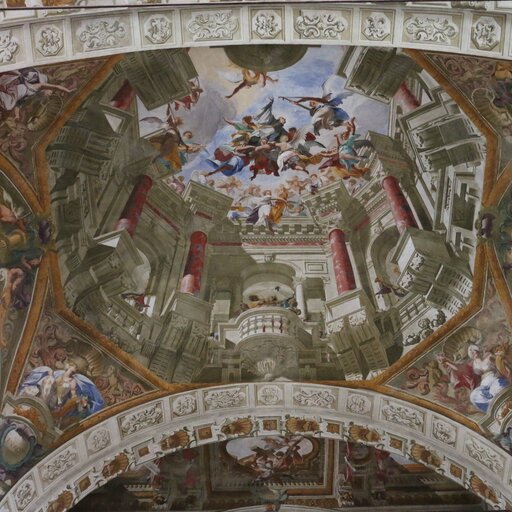 Kwadratura we włoskim malarstwie freskowym – Andrea del Pozzo